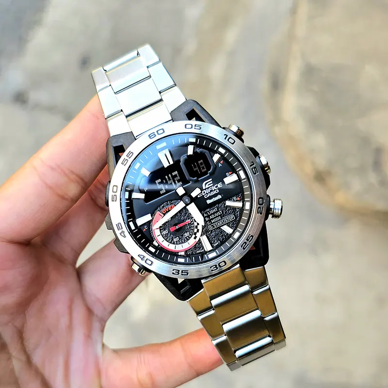 Casio Edifice Men’s Watch Sospensione Bluetooth Connect | ECB-40D-1A